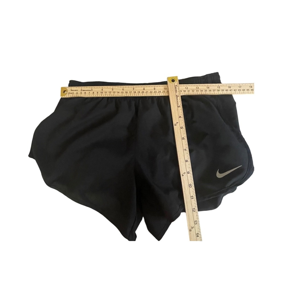 Nike Dri-FIT Womens Running Shorts Black Size Large Athletic Workout Gym - Picture 4 of 4